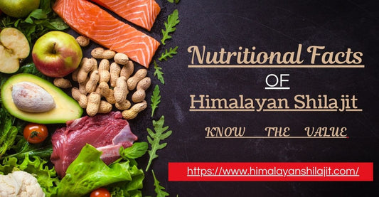 Himalayan Shilajit Nutritional Facts
