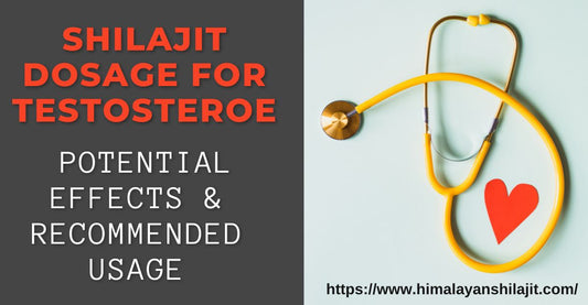The Effect of Shilajit and its recommended dosage for testosterone