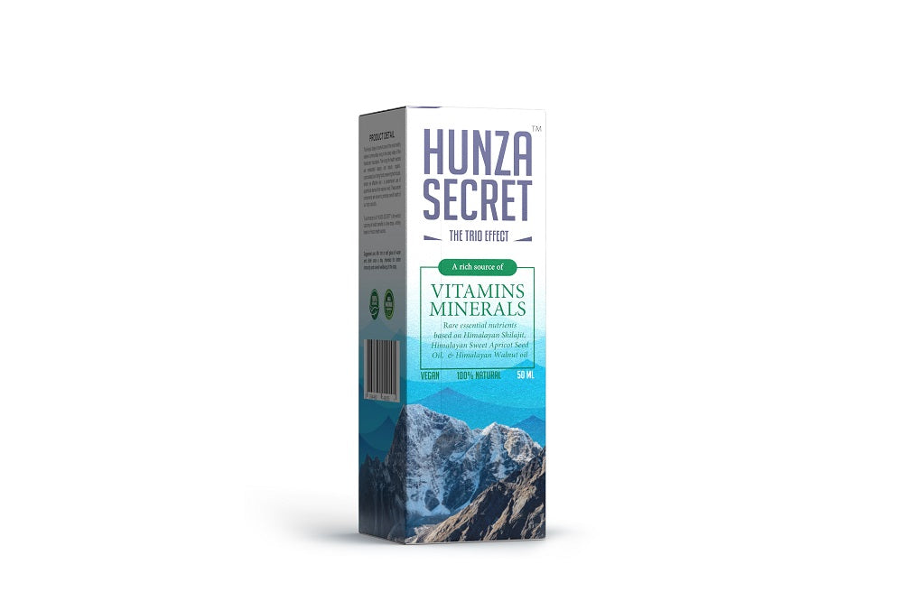 100% Natural Mineral Complex Hunza secret -2 x 50ml